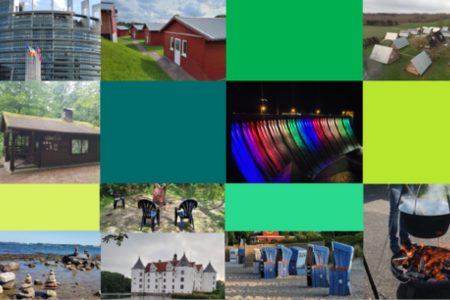 Collage mit Themenfotos zu Angeboten der Jugendförderung