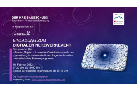 Symbolbild Netzwerk mit Hinweisen zur Veranstaltung