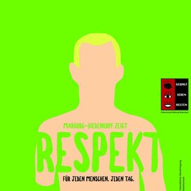 Motiv der Kampagne "Respekt"