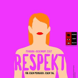 Motiv der Kampagne "Respekt"