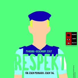 Motiv der Kampagne "Respekt"