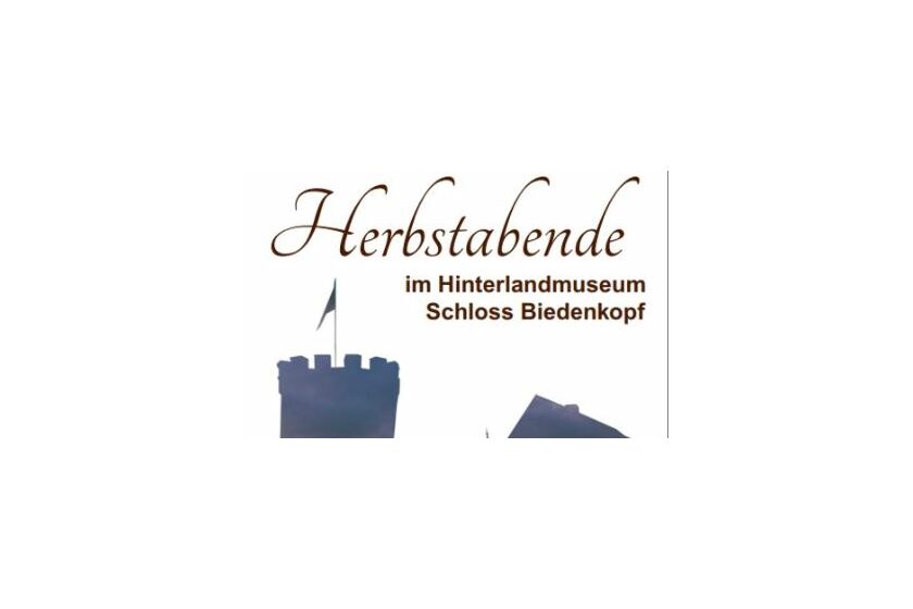 Schriftzug Herbstabende