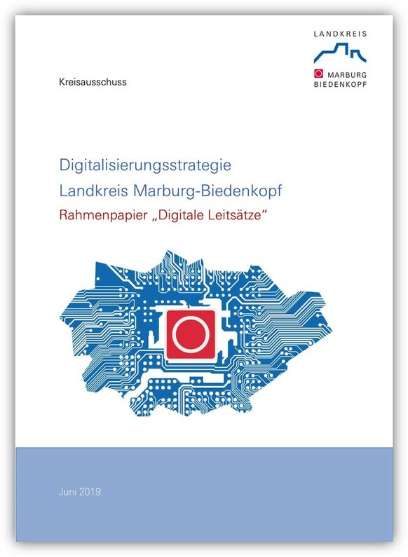 Titelseite des Digitalisierungsberichts des Landkreises Marburg-Biedenkopf