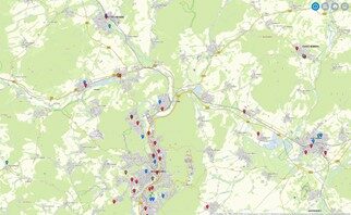 GIS-Karte Pflegeeinrichtungen