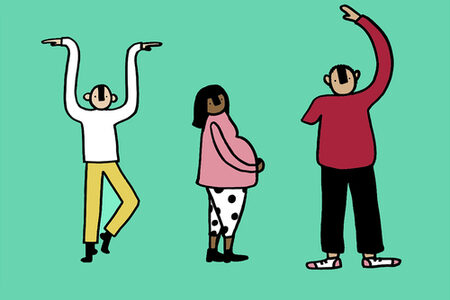 Symbolische Zeichnung für Diversität