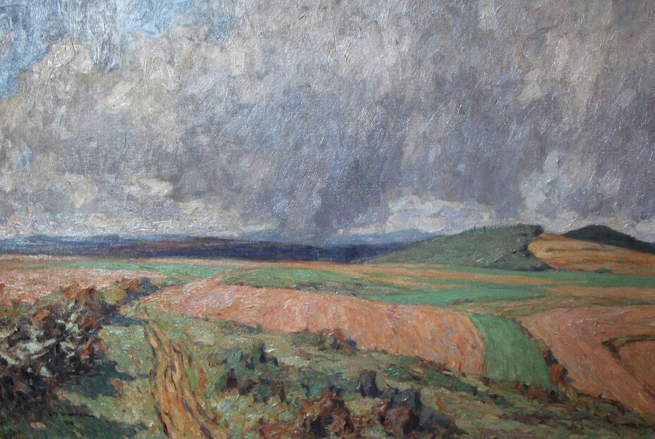 Hessische Landschaft (Gemälde von Otto Ubbelohde)