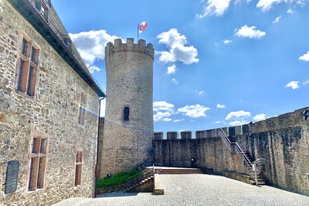 Schlosshof Schloss Biedenkopf