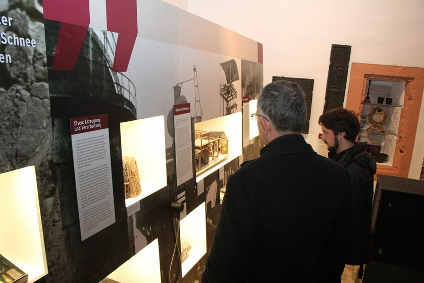 Raum der Industriekultur im Hinterlandmuseum Schloss Biedenkopf