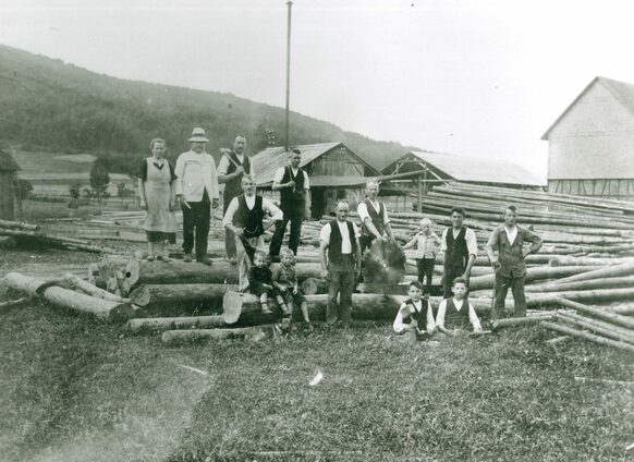 Zimmerei Fischbach Eckelshausen um 1925