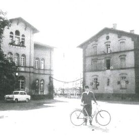 Bahnhof Fronhausen 1959 800 Jahr Feier