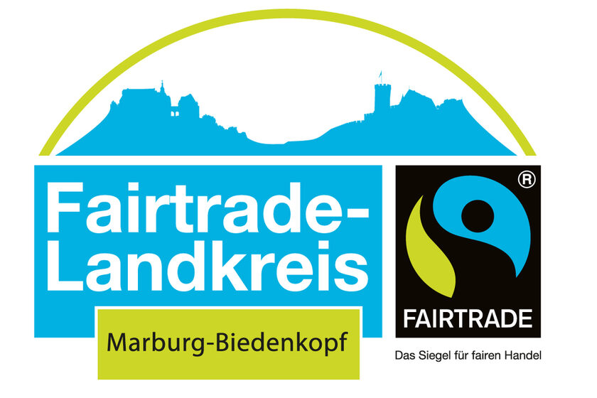 Logo Fairtrade-Landkreis Marburg-Biedenkopf