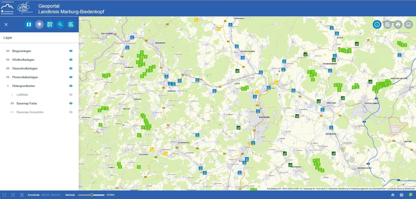 Geoportal Landkreis Marburg-Biedenkopf