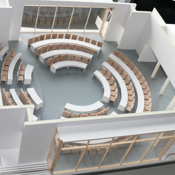 Modell des Tagungszentrums