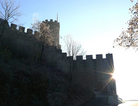 Bergfried und Schlossmauer Biedenkopf