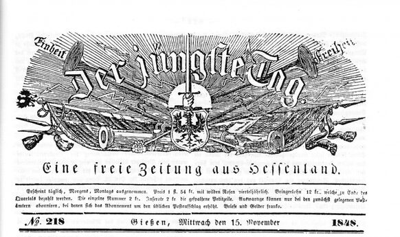 Zeitung von 1848