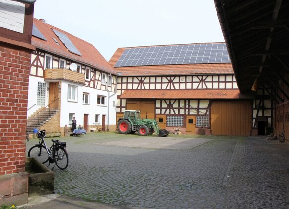 Innenhof eines landwirtschaftlichen Anwesens