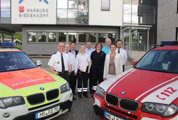 Gruppenbild der Führungskräfte Gefahrenabwehr