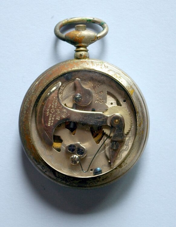 Rückseite des Pedometers