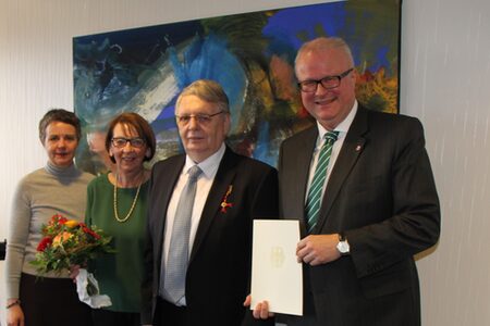 Verleihung Bundesverdienstkreuz am Bande an Helmut Bonacker
