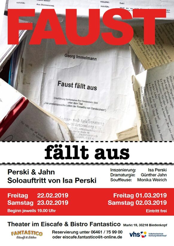 Plakat "Faus fällt aus"