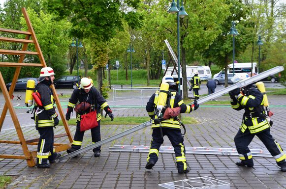Foto zur Pressemitteilung 185/2019 (Feuerwehrleistungsübung)