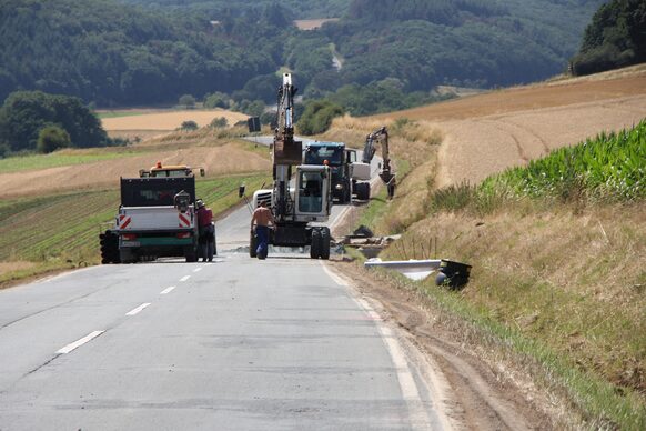 Foto zur Pressemitteilung 259/2019 (Kreisstraßen Baumaßnahmen)