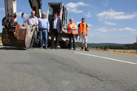 Foto zur Pressemitteilung 259/2019 (Kreisstraßen Baumaßnahmen)