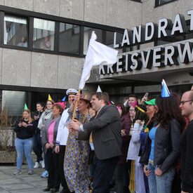Erstürmung Kreishaus Marburg 28.02.2019