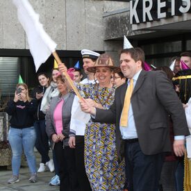 Erstürmung Kreishaus Marburg 28.02.2019