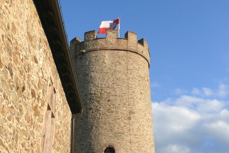 Bergfried des Schlosses in Biedenkopf