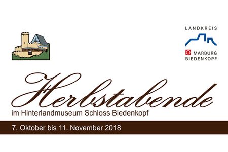 Schriftzug Herbstabende mit Logos