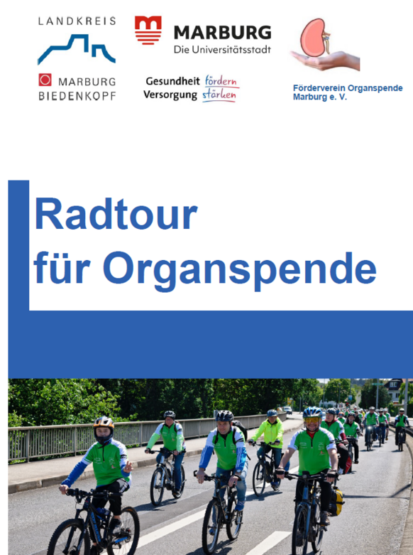 Flyer RAdtour Organspende