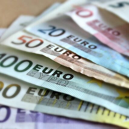 Papiergeld Euro-Scheine