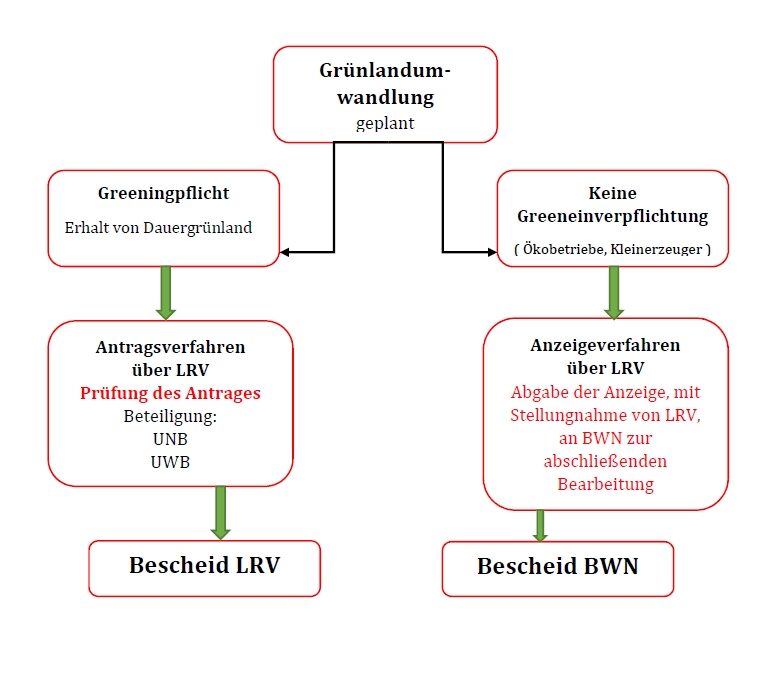 Ablaufschema Grünlandumwandlung