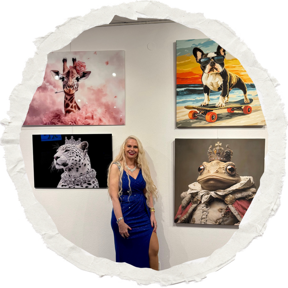 Inspirierende Kunstwerke erstellt mit Hilfe von künstlicher Intelligenz