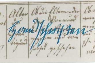 Beispiel Kirchenbucheintrag 1840
